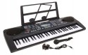 Keyboard dla dzieci 5+ Mikrofon Stojak na nuty USB MP3 Taktomierz - model nr 6159