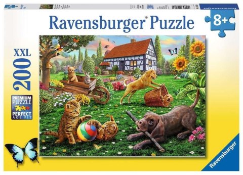 Puzzle XXL 200 Zwierzaki w ogrodzie