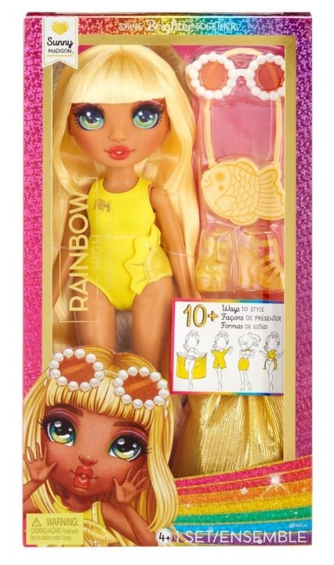 Rainbow High Swim&Style Fashion Doll - Sunny