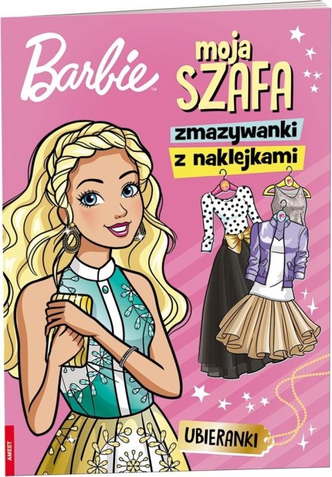 Barbie. Moja szafa. Zmazywanki z naklejkami