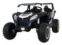 Buggy ATV Racing dla 2 dzieci Biały + Napęd 4x4 + Pilot + Wolny Start + MP3 LED