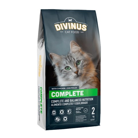 Divinus Cat Complete dla kotów dorosłych 2kg Divinus