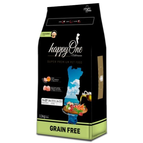 HappyOne Grain-Free Mediterraneum Puppy 12Kg HappyOne Meditteraneum