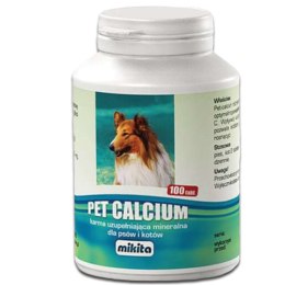 Mikita Pet Calcium - preparat witaminowy z magnezem i wit. C 100 tab. Medivet