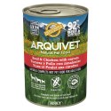 ARQUIVET MOKRA KARMA DLA PSA Z wołowiną i kurczakiem 12x400G Arquivet