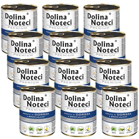 DOLINA NOTECI Premium bogata w dorsza z brokułami 12 x 800g Dolina Noteci