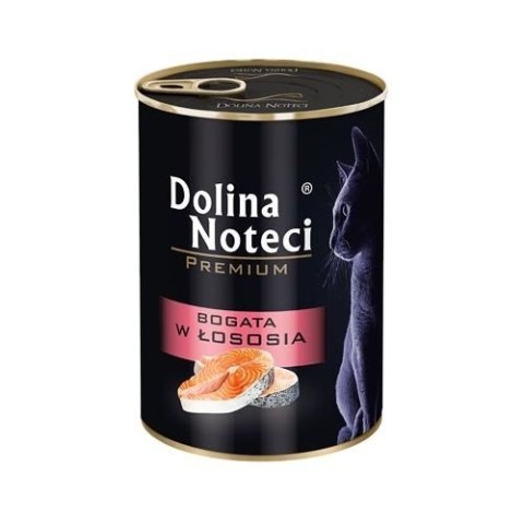 DOLINA NOTECI Premium bogata w łososia - mokra karma dla kota - 400g Dolina Noteci