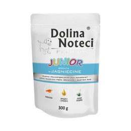 Dolina Noteci Premium JUNIOR bogata w jagnięcinę saszetka 10x300 g Dolina Noteci