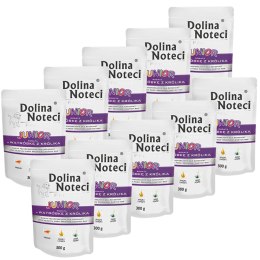 Dolina Noteci Premium JUNIOR bogata w wątróbkę z królika saszetka 10x300 g Dolina Noteci