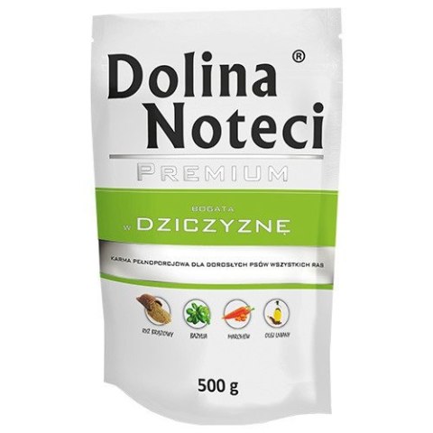 Dolina Noteci Premium bogata w dziczyznę saszetka 500 g Dolina Noteci