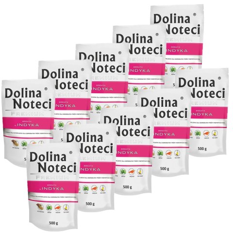 Dolina Noteci Premium bogata w indyka saszetka 10 x500 g Dolina Noteci