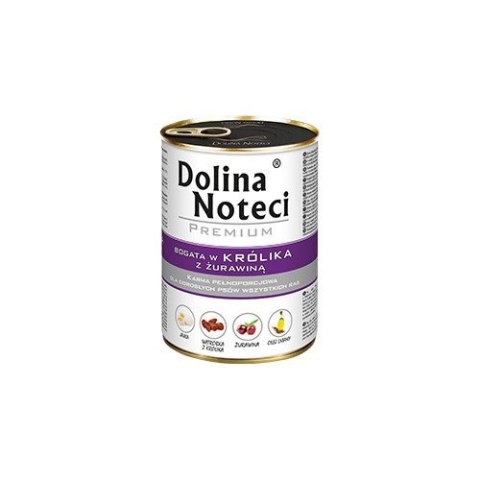 Dolina Noteci Premium bogata w królika z żurawiną 400g Dolina Noteci