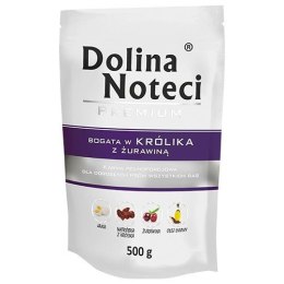 Dolina Noteci Premium bogata w królika z żurawiną saszetka 10 x 500 g Dolina Noteci