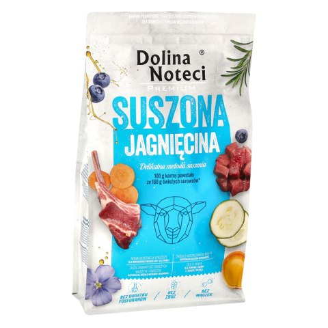 Dolina Noteci Premium karma suszona z jagnięciną 9 kg Dolina Noteci