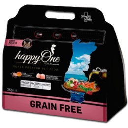 HappyOne Grain-Free Mediterraneum Cat 3Kg koty dorosłe HappyOne Meditteraneum