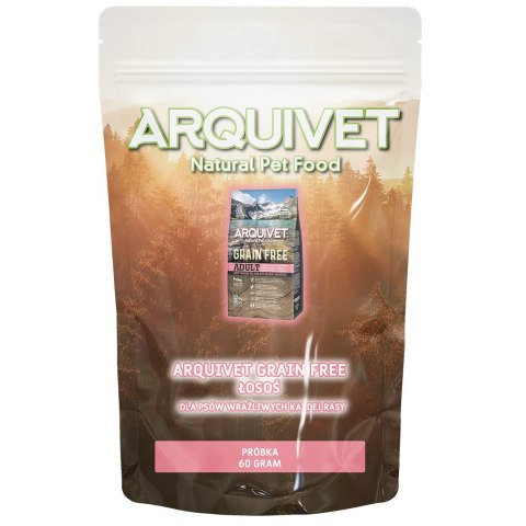 PRÓBKA Arquivet GRAIN FREE z łososiem 60 g Arquivet