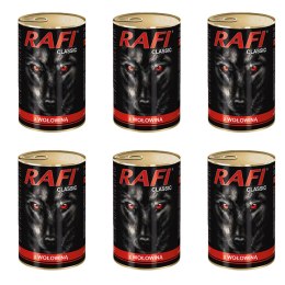 Rafi Classic z wołowiną puszka 6x1240 g Rafi