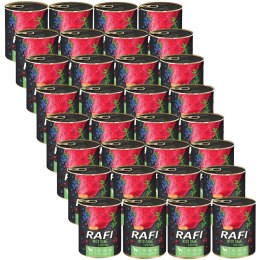 Rafi z dziczyzną, borówką i żurawiną 24 x 400 g Rafi