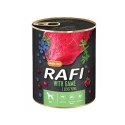 Rafi z dziczyzną, borówką i żurawiną 24 x 400 g Rafi