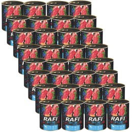 Rafi z jagnięciną, borówką i żurawiną 24 x 400 g Rafi