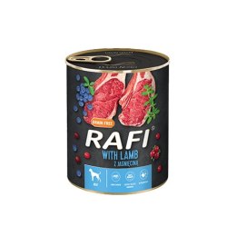 Rafi z jagnięciną, borówką i żurawiną 24 x 400 g Rafi