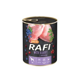 Rafi z królikiem, borówką i żurawiną 12 x 800 g Rafi