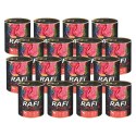 Rafi z wołowiną, borówką i żurawiną 12 x 800 g Rafi