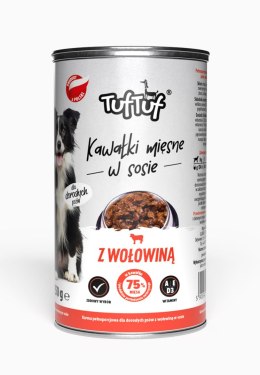 TUF TUF kawałki mięsne z wołowiną 415g Tuf Tuf