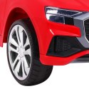 Audi Q8 Lift na akumulator dla dzieci Czerwony + Pilot + EVA + Wolny Start + MP3 USB + LED