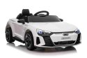 Audi RS E-Tron GT na akumulator Biały + Pilot + Napęd 4x4 + Radio MP3 + LED + EVA