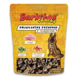 BARKITOS SNACKS Półwilgotny przysmak dla psów indyk 150g Barkitos