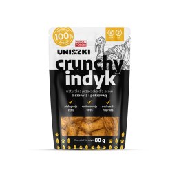 UNISZKI Crunchy indyk - Szałwia Pokrzywa 80g Uniszki