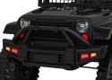 Autko Jeep Dark Night na akumulator dla dzieci Czarny + Wolny Start + EVA + Audio LED