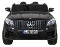 Auto Mercedes GLC 63S dla dzieci Czarny + Napęd 4x4 + MP4 + LED + Ekoskóra + Wolny Start + EVA