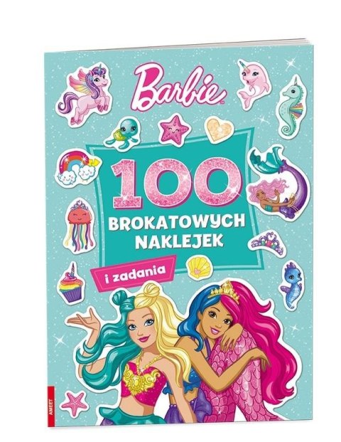 Barbie. 100 brokatowych naklejek