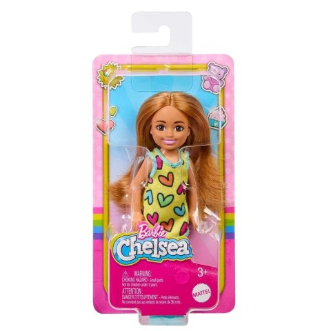 Barbie Chelsea Sukienka w serca HNY57