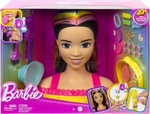 Barbie. Głowa do stylizacji Czarne włosy HMD81