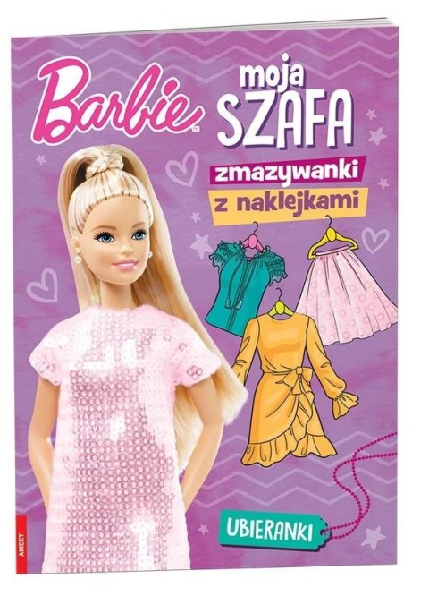 Barbie. Moja szafa. Zmazywanki z naklejkami