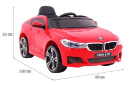 BMW 6 GT Autko na akumulator Czerwony + Pilot + Wolny Start + EVA + Pasy + LED MP3