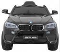 BMW X6M Elektryczne Autko dla dzieci Czarny + Pilot + EVA + Wolny Start + Panel audio + LED