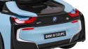 BMW I8 Lift Auto na akumulator Niebieski + Pilot + Wolny Start + 3-pkt pasy + MP3 USB + LED