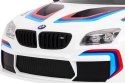 BMW M6 GT3 Auto na akumulator dla dzieci Biały + Nawiew powietrza + Dźwięki MP3 Światła + Pilot