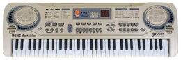 Beżowy Keyboard dla dzieci 5+ Mikrofon + Nagrywanie + USB MP3 - model nr 811