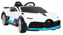 Bugatti Divo Autko na akumulator dla dzieci Biały + Pilot + EVA + Wolny Start + LED MP3