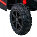 Buggy ATV Strong Racing dla 2 dzieci Czerwony + Silnik bezszczotkowy + Pompowane koła + Audio LED