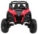 Buggy SuperStar dla dzieci Czerwony + Napęd 4x4 + Pilot + Bagażnik + MP3 LED + Blokada drzwi